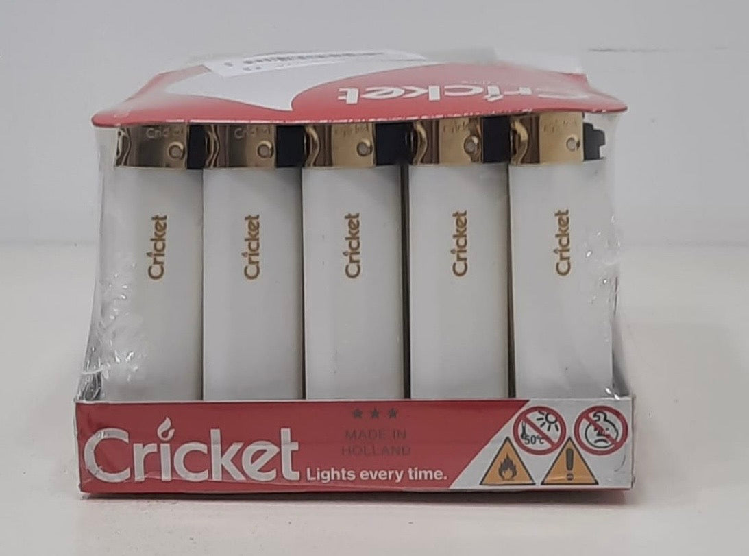 מצתי Cricket איכותיים חבילה 50 יחידות צבעים שונים