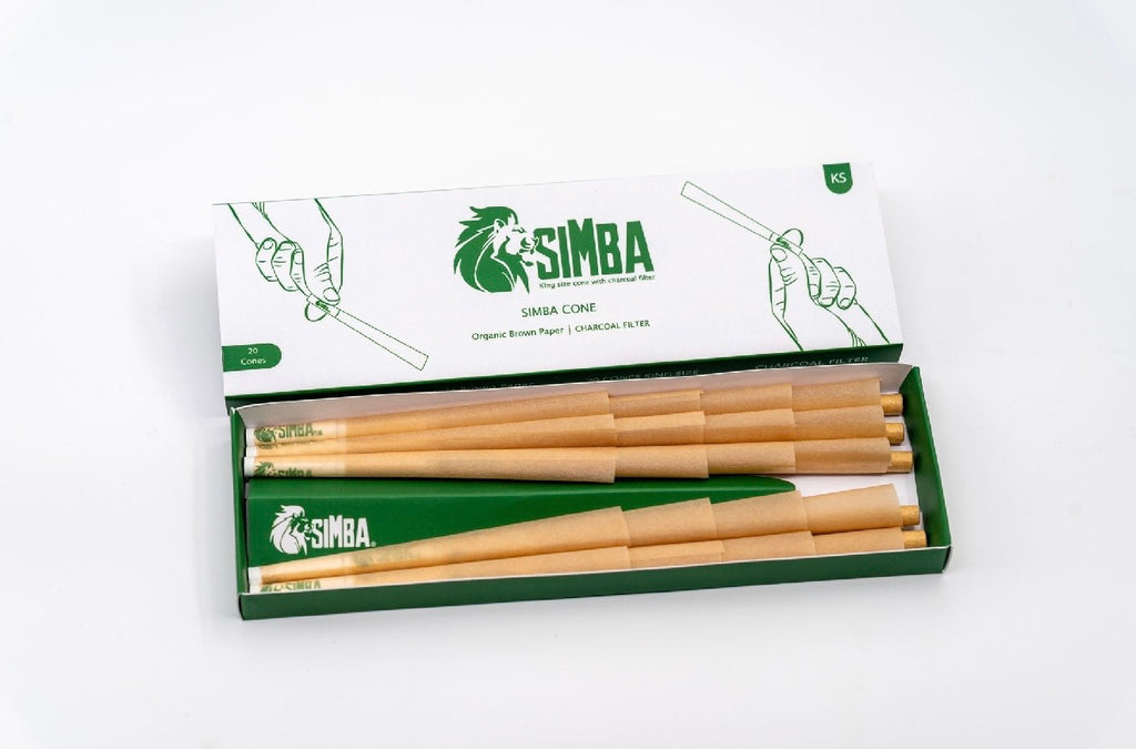 קונוסים Simba King Size עם פילטר פחם 20 יחידות