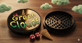 גריינדר Green Clouds שחור 2 חלקים קוטר 63 מ”מ