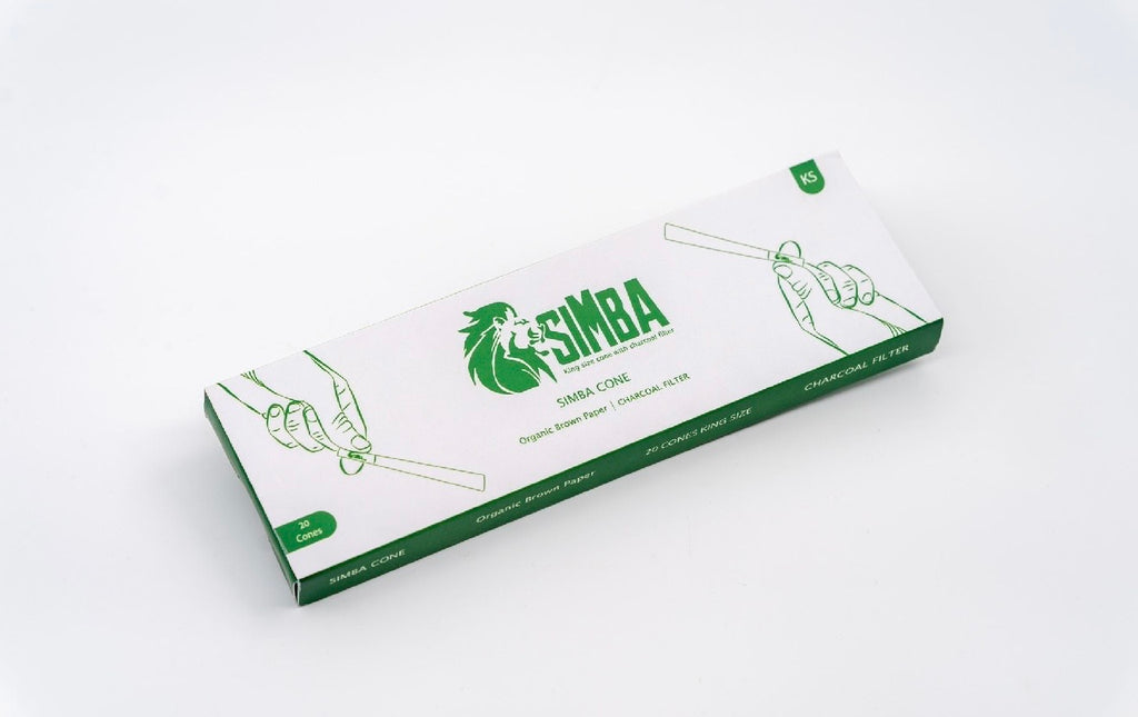 קונוסים Simba King Size עם פילטר פחם 20 יחידות