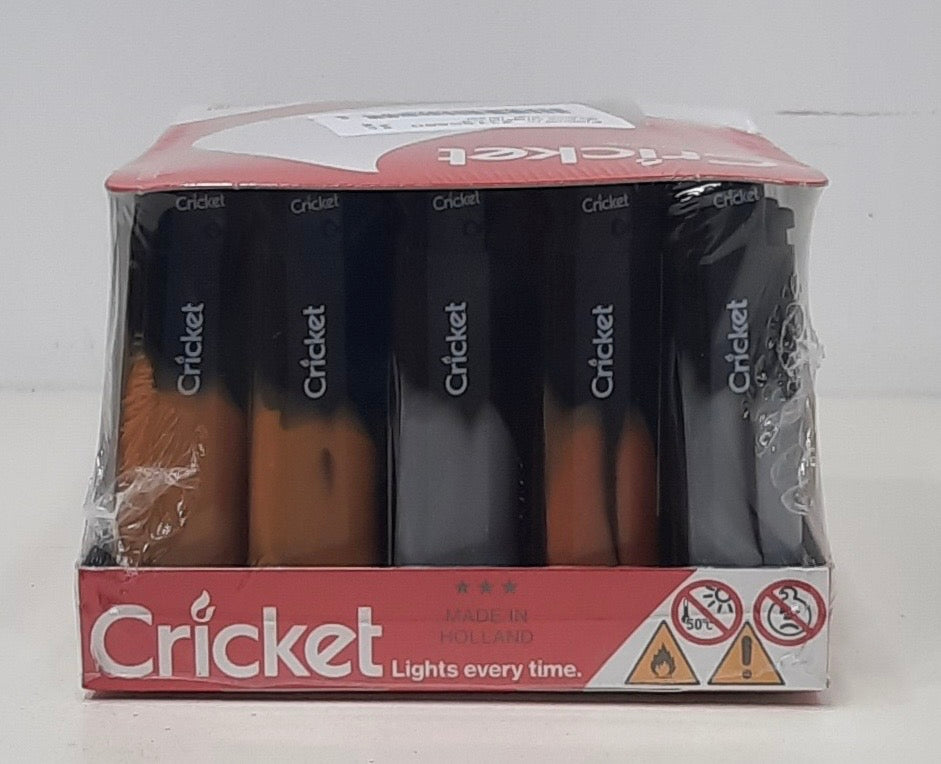 מצתי Cricket איכותיים חבילה 50 יחידות צבעים שונים